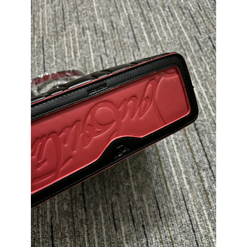 CL Redbottom handbag/Shoulder Bag Black/Red #A36775