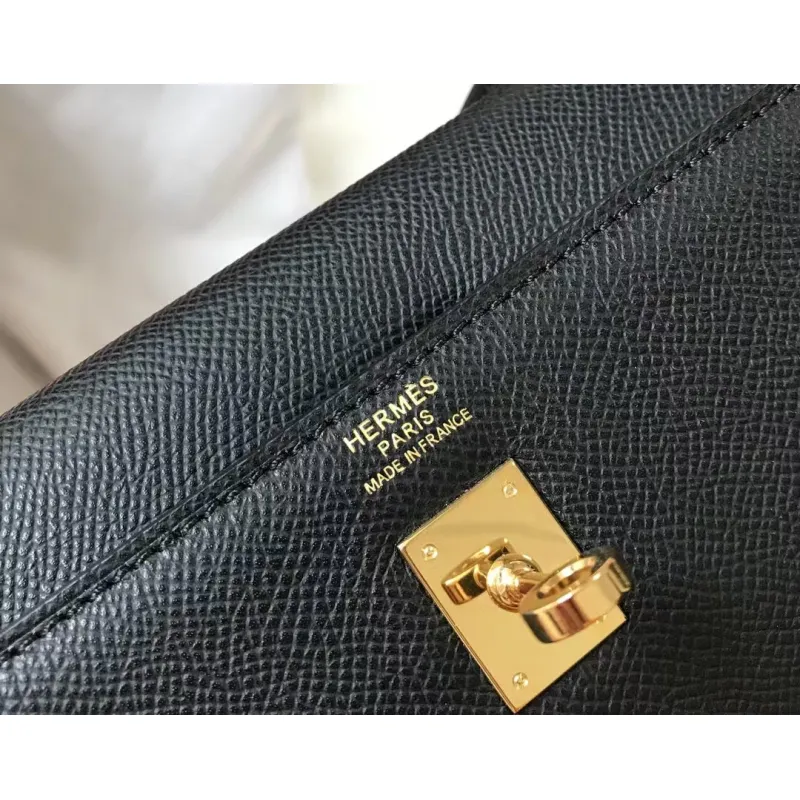 Hermes handbag Black #A42845
