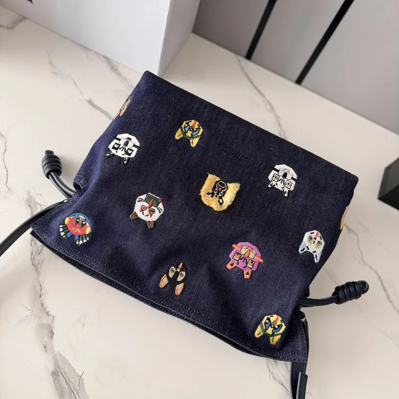 Loewe x Louis Wain Flamenco Nappa Leather Bag 23x18x9cm #A63864