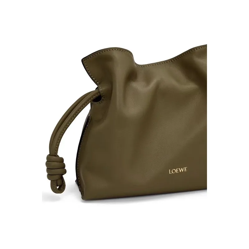 Loewe Flamenco Nappa Leather Drawstring Bag 23x18x9cm #A63859