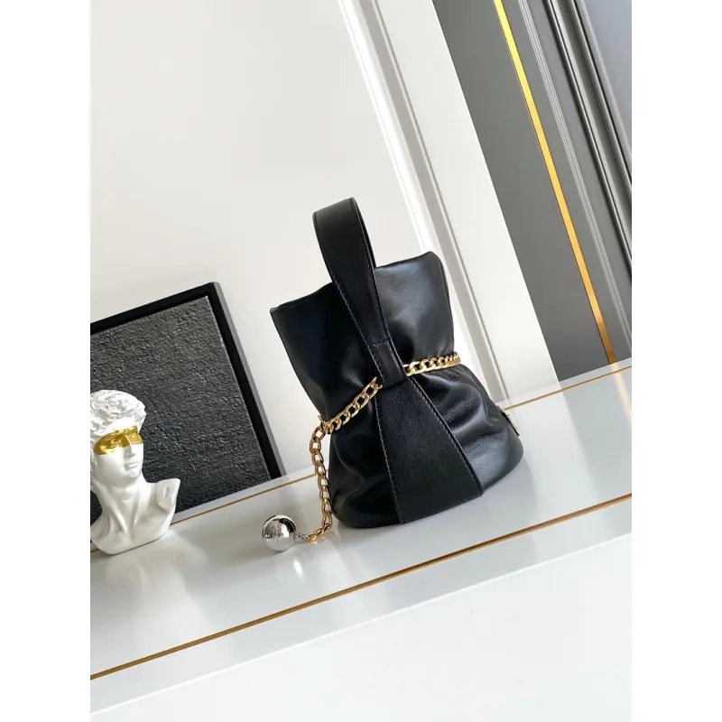 Prada Re-Edition Bucket Bag (4 Colors) – Red/Black/White/Brown Fabric with Gold-Tone Chain & Triangle Logo #A59177 Prada Re-Edition Bucket Bag (4 Colors) – Red/Black/White/Brown Fabric with Gold-Tone Chain & Triangle Logo #A59177