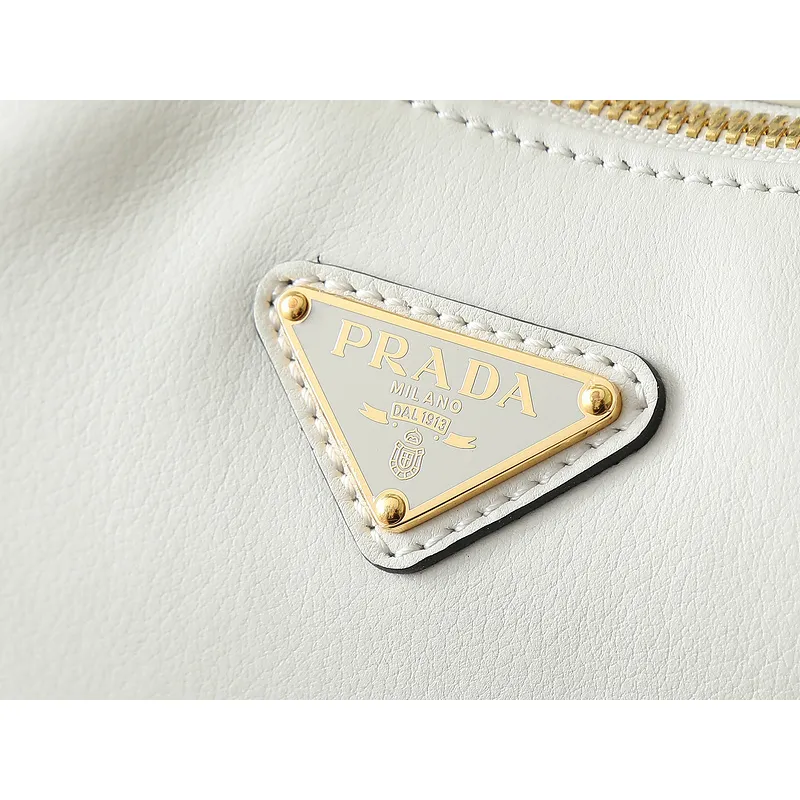 Prada Leather Shoulder Bags in Neutral Tones for Timeless Elegance size:31×18×10cm #A53926