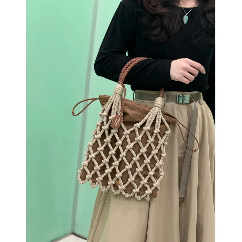 Prada Knitted Bucket Bag 1BC111 #A55279