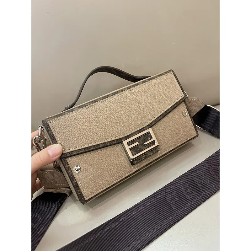 Baguette Soft Trunk Leather Multicolour Size:22*13*6.5cm #A49093