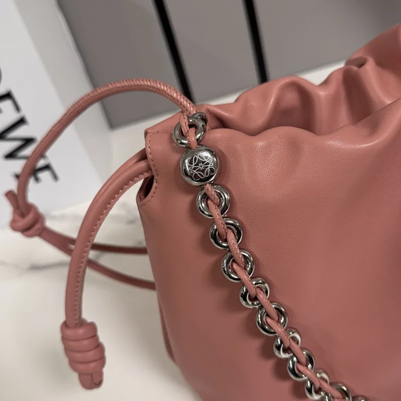 Loewe Flamenco Purse Nappa Leather Shoulder Bag, 30 x 10.5 x 20 cm #A63232