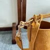 MEDIUM LOUISE BAG IN SUEDE CALFSKIN #A49282