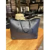 Burberry Black Leather Tote Bag 2221 #A55696