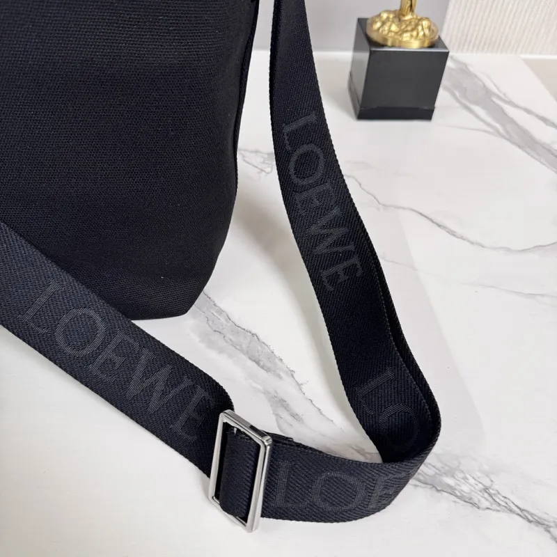 Loewe Medium Canvas & Suede Flex Messenger Bag #A63226