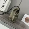 Loewe Flamenco Nappa Leather Drawstring Bag 23x18x9cm #A63859