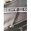 Givenchy Black Leather Top Handle Bag With Logo Webbing Strap #A52352