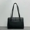 CELINE Grained Leather Medium 16 Shoulder Bag #A49258