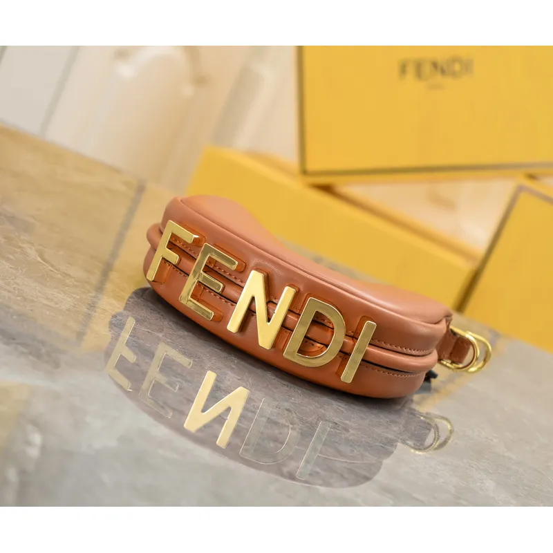 Fendi Crescent Shape Bag #A40854