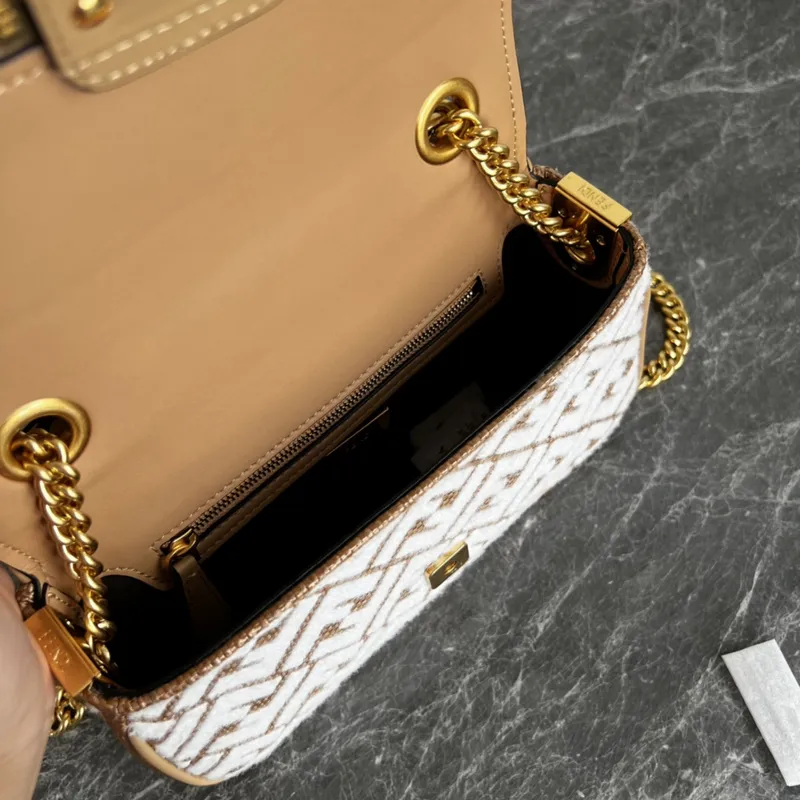 Fendi Backpack Bag Baguette Size:24x14.5x6cm #A48145 Fendi Backpack Bag Baguette Size:24x14.5x6cm #A48145