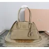 Miu Miu Vivant Suede Leather Bowling Top Handle Bag 32×19.5×11cm #A65025