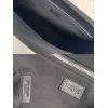 Loewe Mens Messenger Bag - Black Canvas & Tan Suede, Signature Anagram Logo, Versatile Crossbody for Urban Style #A56736