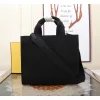Replica Fendi Tote Textured Canvas Gold Logo Greek Key Bag Epitomizing Timeless Luxury size:35×17×31cm #A54202
