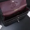 Chanel Classic Flap Bag In Black Caviar Leather Timeless Luxury Accessory #A51771