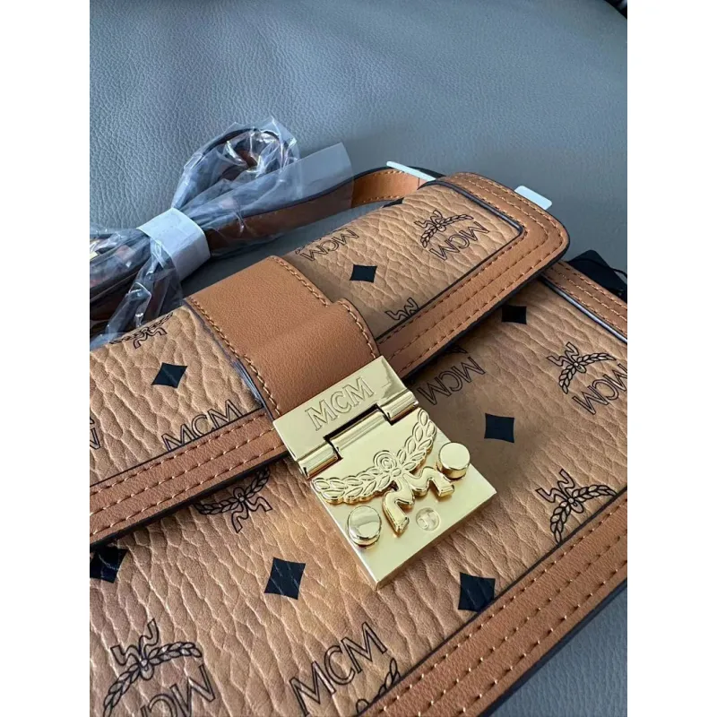 MCM Small Crossbody Bag, Visetos Coated Canvas, Style 65031 15 x 22x 5.5 cm #A61793 MCM Small Crossbody Bag, Visetos Coated Canvas, Style 65031 15 x 22x 5.5 cm #A61793