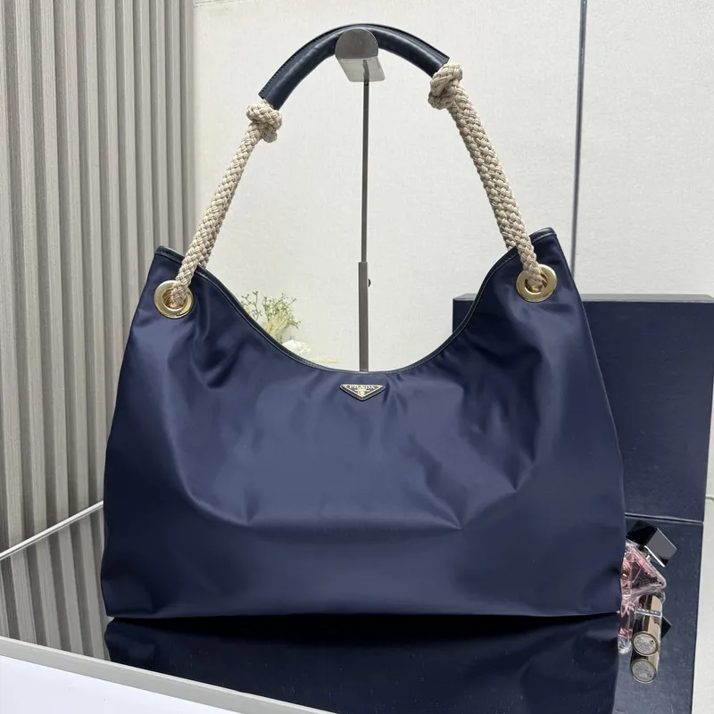 Prada Nylon Handbag Collection With Rope Handles In Versatile Colors #A51641