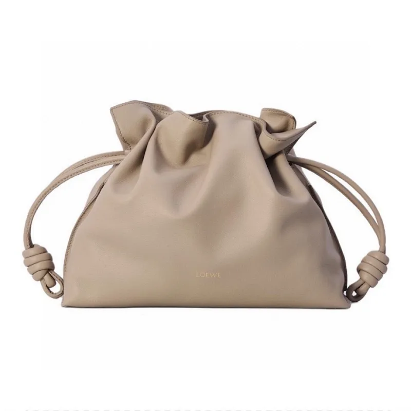 Loewe Flamenco Nappa Leather Drawstring Bag 30x24.5x10.5cm #A63851