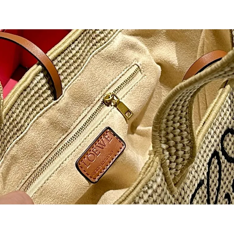 Loewe Woven Elephant Shopping Bag #A42264