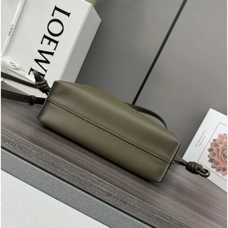 Loewe Flamenco Nappa Leather Drawstring Bag 23x18x9cm #A63859