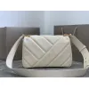 Bvlgari Serpenti Diamond Blast Shoulder Bag In Creamy White Leather For Luxury Style #A51665