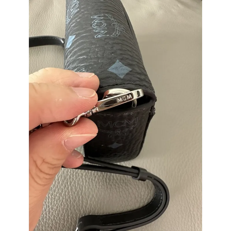 MCM Small Envelope Crossbody Bag, Visetos Monogram, Style 65008 11-18.5-4cm #A61796