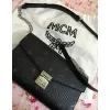 MCM Mini Crossbody Bag, Grid Pattern, Chain Strap, Style 65026 12.5 x 21.0 x 5.0cm #A61795