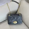 Burberry Quilted Leather Crossbody Bags With Gold - Tone Hardware size:20×7×16cm #A53756
