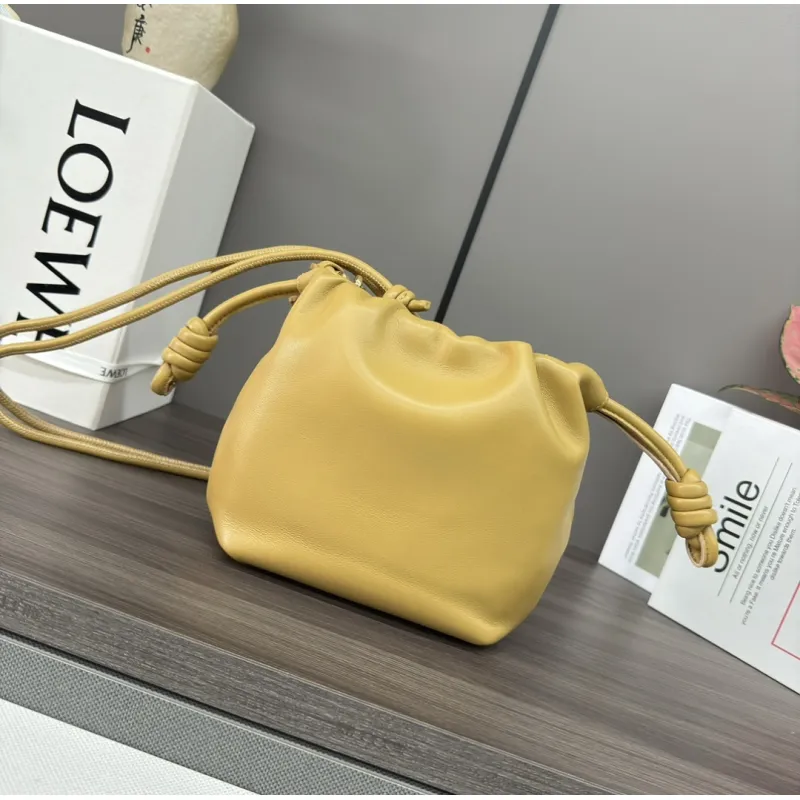 Loewe Flamenco Purse Napa Leather Bucket Bag 23×17×5.5cm #A65008