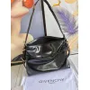 Givenchy Black Leather Shoulder Bag With Signature Hardware #A52355