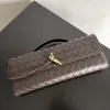 Bottega Veneta Leather Clutch with Knot Closure #A45659 Bottega Veneta Leather Clutch with Knot Closure #A45659