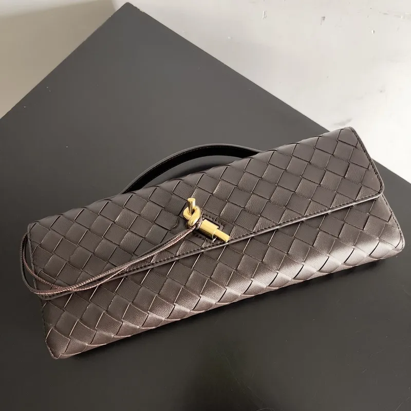 Bottega Veneta Leather Clutch with Knot Closure #A45659 Bottega Veneta Leather Clutch with Knot Closure #A45659