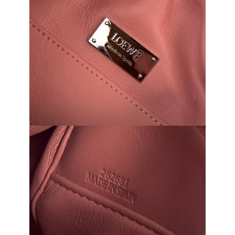 Loewe Featherlight Puzzle Nappa Leather Bag 24x10.5x16.5cm #A63865