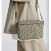 D-ior Beige Oblique Pattern Crossbody Bag With Signature Strap And Pouch  size:23×17×4cm #A54108