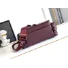 Prada Cahier Messenger Bag (2 Colors) – Burgundy/Black Leather with Gold-Tone Triangle Logo & Buckle Hardware #A59179