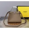 Fendi Handbag Peekaboo Mini Cuoio Romano leather Size:23*18*11cm #A49095 Fendi Handbag Peekaboo Mini Cuoio Romano leather Size:23*18*11cm #A49095