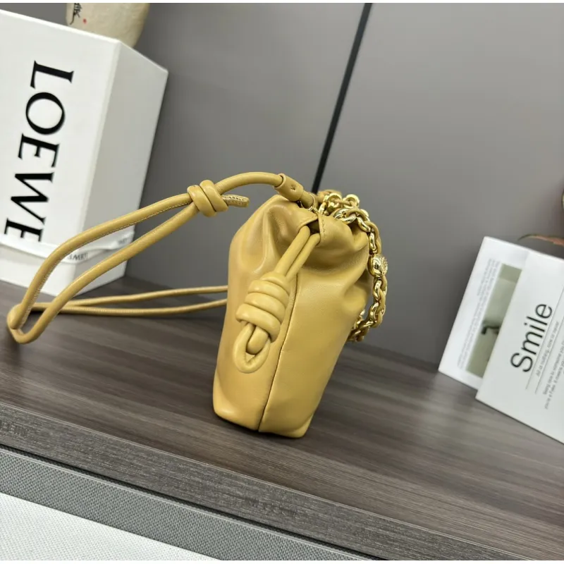 Loewe Flamenco Purse Napa Leather Bucket Bag 23×17×5.5cm #A65008