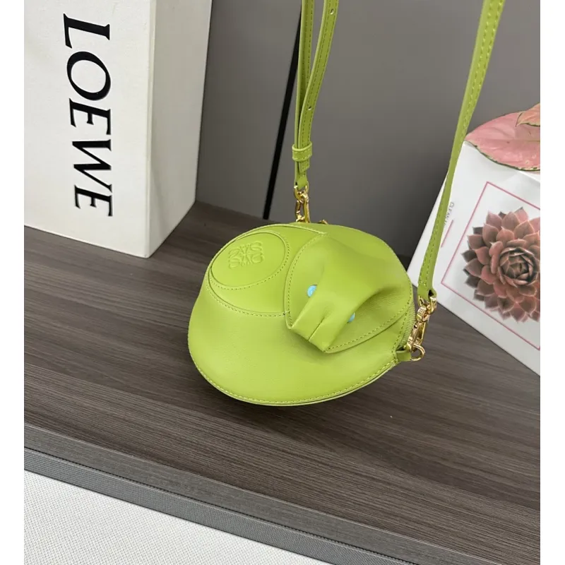 Loewe Snake Anagram Leather Mini Bag 18x10.5x18cm #A63847