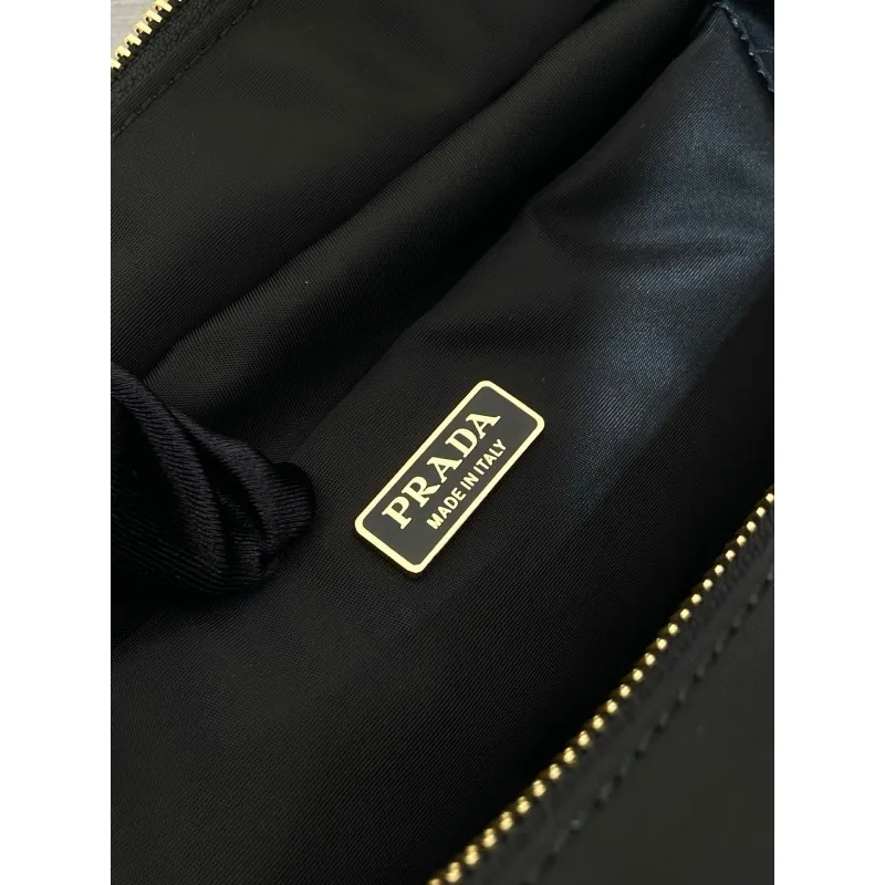 Prada Black Nylon Tote Bag 1BG596 #A55690