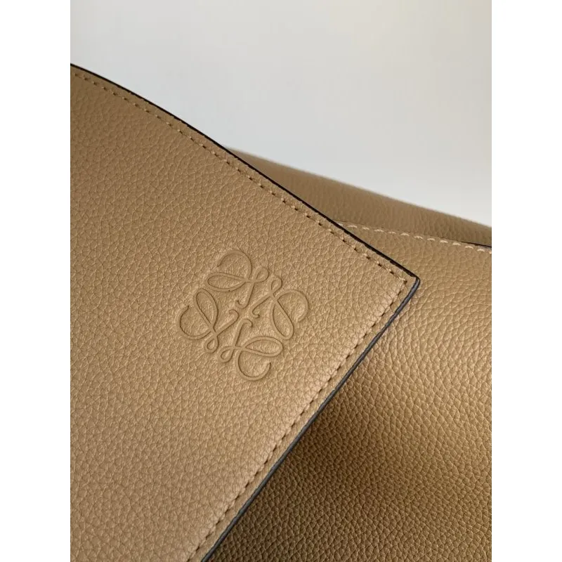 Loewe  Backpack - Multi-Tone Leather Patchwork, Anagram Logo, Drawstring Closure & Zipper Pocket, Stylish Luxury Backpack for Everyday Use #A56851