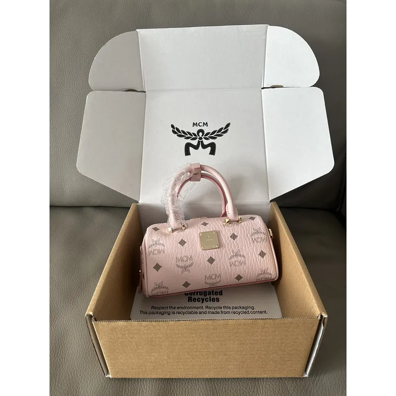 MCM Boston Pillow Bags High Quality  #A47940