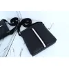 Bally Black Leather Crossbody Bag With Signature Stripe For Modern Elegance #A51671