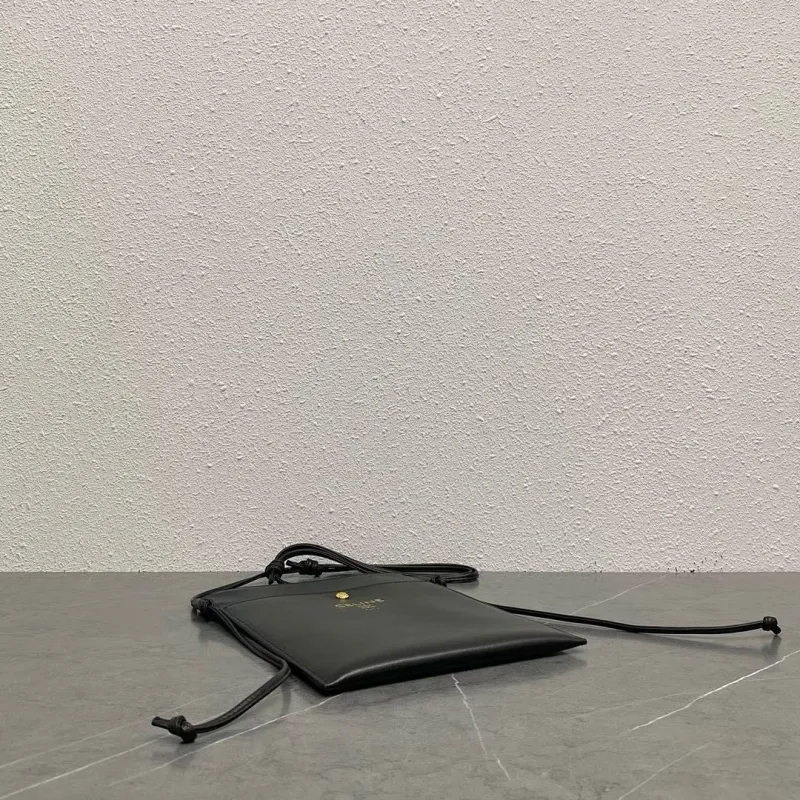 Celine 100812 Sharp Pouch Phone Bag in Lambskin Size 24x19.5x1CM #A62909