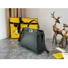 Fendi Handbag Peekaboo Mini Cuoio Romano leather Size:23*18*11cm #A49095 Fendi Handbag Peekaboo Mini Cuoio Romano leather Size:23*18*11cm #A49095