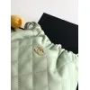 Chanel 26S Quilted Drawstring Bucket Bag, 17 x 22 x 8 cm #A63225