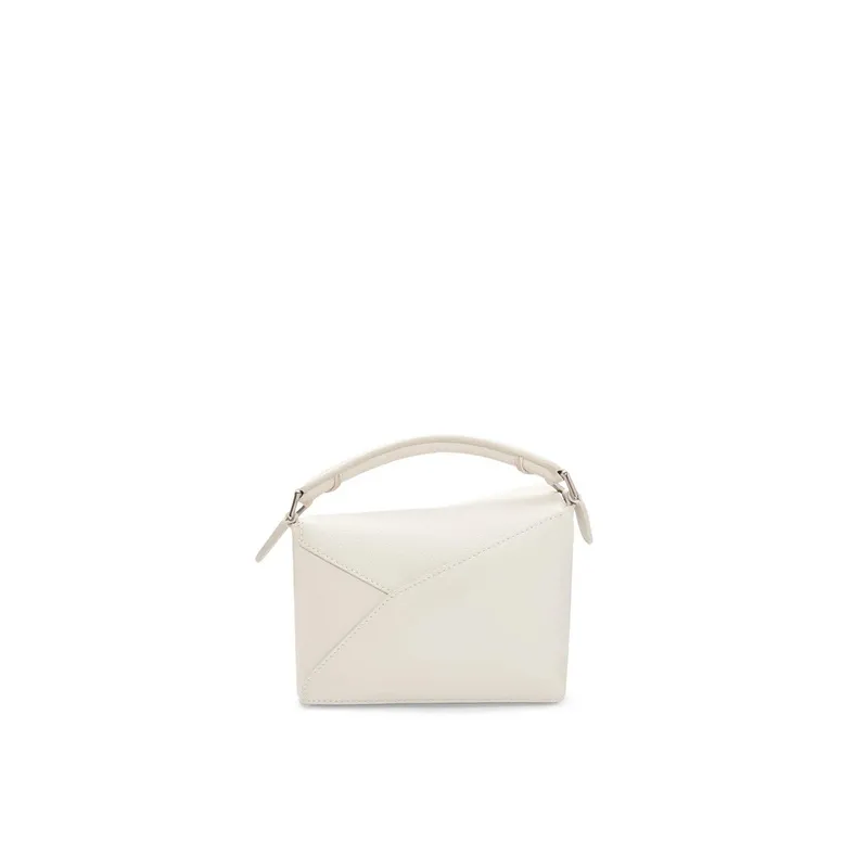 Loewe Puzzle Bags In Stylish Shades Showcasing Unique Geometric Design #A50417