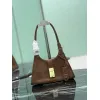 Prada Brown Suede Handbag 1BG580  #A55278