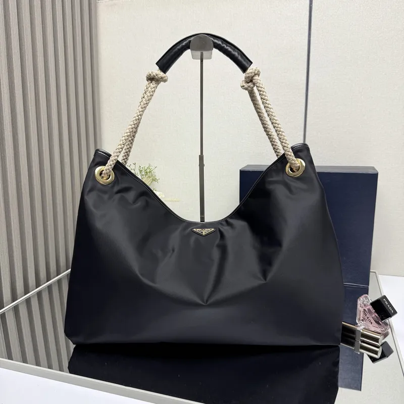 Prada Nylon Handbag Collection With Rope Handles In Versatile Colors #A51641
